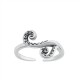 Sterling Silver 925 Octopus Tentacle Toe Ring